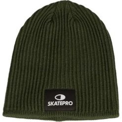 Odzież Beanies unisex SkatePro Long Skate Beanie Czapka - Army. Zielona czapki męskie SKATEPRO, bez wzorów. W wyprzedaży za 42.99 zł.