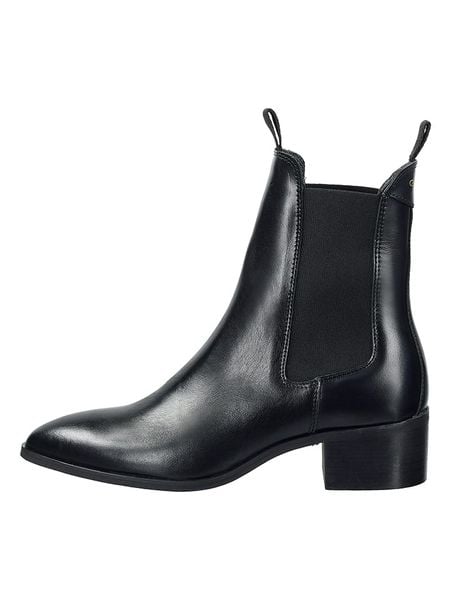 GANT Footwear Skórzane sztyblety "St Broomly" w kolorze czarnym rozmiar: 37. Czarne botki damskie GANT Footwear, sportowe, bez obcasa, bez zapięcia. Za 435.11 zł.