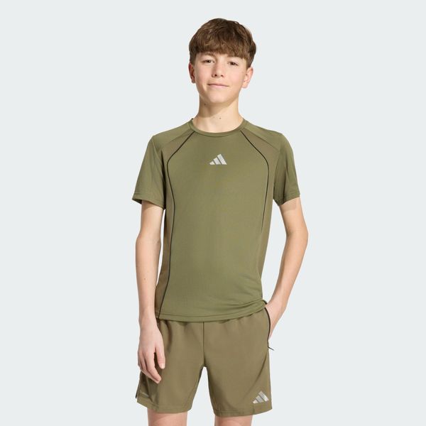 KOSZULKA TECH APPAREL CLIMACOOL. Szare t-shirty damskie Adidas, m, bez wzorów, z dzianiny, bez kołnierzyka. Za 109.00 zł.