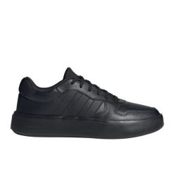 Buty adidas Litecourt JI2167 czarne. Czarne buty sportowe na co dzień męskie ze skóry, bez zapięcia. Za 398.42 zł.