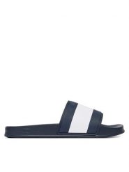 Tommy Hilfiger Klapki Core Hilfiger Flag Pool Slide FM0FM05798 Niebieski. Niebieskie klapki i japonki męskie Tommy Hilfiger, ze skóry. Za 189.99 zł.