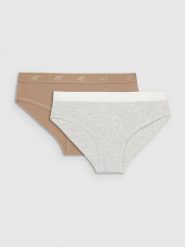 4F Bielizna figi (2-pack) damskie - multikolor L. Figi damskie 4f, l, bez wzorów. W wyprzedaży za 39.99 zł.