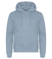 Clique Miami Hoody – bluza z kapturem z bawełny i poliestru z recyklingu. Niebieskie bluzy z kapturem męskie CLIQUE, xl, z bawełny. Za 172.75 zł.
