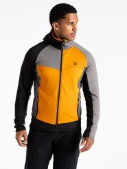 Dare 2b Kurtka polarowa "Assimilate IV" w kolorze żółto-szarym rozmiar: XL. Szare kurtki męskie Dare 2b, xl, bez wzorów, z materiału, bez kaptura. Za 130.19 zł.