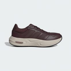 BUTY SKÓRZANE CLOUDFOAM CUXXION. Czarne buty sportowe na co dzień męskie Adidas, z gumy, bez zapięcia, trekkingowe. Za 399.00 zł.
