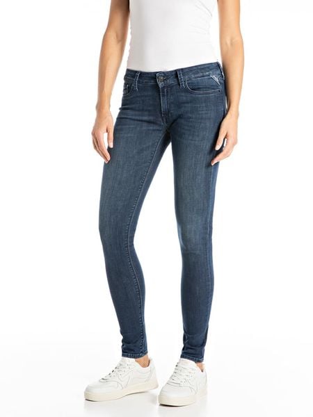 Replay Dżinsy - Skinny fit - w kolorze niebieskim rozmiar: W26/L30. Niebieskie jeansy damskie Replay. Za 294.95 zł.