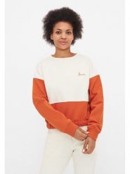 Bench Bluza w kolorze biało-pomarańczowym rozmiar: 42. Białe bluzy bez kaptura damskie Bench. Za 101.23 zł.