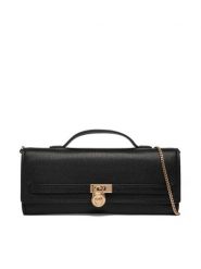 MICHAEL Michael Kors Torebka 30F5GHMC8L Czarny. Czarne torebki klasyczne damskie MICHAEL Michael Kors, bez wzorów, ze skóry, wizytowe, bez kołnierzyka, bez ramiączek. Za 859.99 zł.