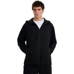 Bluza męska 4F M1865 głęboka czerń 4FWAW25TSWSM1865 20S ROZMIAR XL. Czarne bluzy bez kaptura męskie 4f, bez wzorów, klasyczne, bez kołnierzyka, bez ramiączek. Za 169.00 zł.