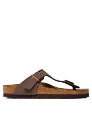 Birkenstock Japonki Gizeh Bs 0043753 Brązowy. Brązowe klapki damskie Birkenstock, bez wzorów, ze skóry, bez obcasa. Za 429.99 zł.
