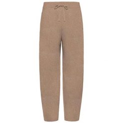 Spodnie Deha Lurex Carrot-Fit Pants Damskie. Brązowe spodnie materiałowe damskie Deha, bez wzorów, z bawełny, eleganckie. Za 416.99 zł.