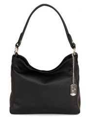 Anna Morellini Skórzana torebka "Paolina" w kolorze czarnym - 28 x 24 x 8 cm rozmiar: onesize. Czarne torebki klasyczne damskie Anna Morellini, bez wzorów, z materiału, bez dodatków. Za 260.99 zł.