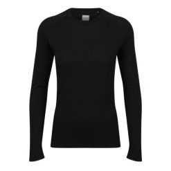 Bluza merino damska Inov-8 Merino Long Sleeve T-Shirt. Czarne bluzy bez kaptura damskie Inov-8, bez wzorów, bez kołnierzyka. Za 398.99 zł.