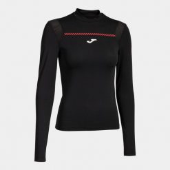 Koszulka tenisowa damska Joma Smash Long Sleeve T-Shirt. Czarne t-shirty damskie Joma, xl, bez wzorów, bez kołnierzyka. Za 150.00 zł.