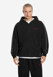 Bluza sportowa męska Prosto Team z kapturem. Czarne bluzy sportowe męskie Prosto., m, z bawełny. Za 218.99 zł.