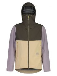 Maloja Kurtka funkcyjna "CollerinM." w kolorze beżowo-fioletowo-oliwkowym rozmiar: L. Brązowe kurtki outdoor męskie Maloja, l, bez wzorów, bez kaptura. Za 522.14 zł.