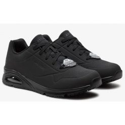 Buty Sportowe Męskie Skechers Uno Sr Sutal. Czarne buty sportowe na co dzień męskie Skechers, bez zapięcia. Za 341.99 zł.