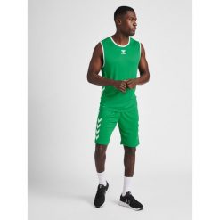 Koszulka do koszykówki Hummel Core Xk. Zielone bluzki damskie HUMMEL, xl, bez wzorów, sportowe, bez kołnierzyka, bez ramiączek. W wyprzedaży za 76.00 zł.