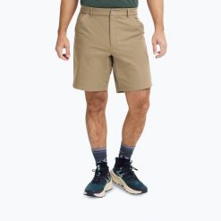 Spodenki trekkingowe męskie Jack Wolfskin Pico. Brązowe szorty męskie Jack Wolfskin, na lato, bez wzorów, z materiału. Za 249.99 zł.