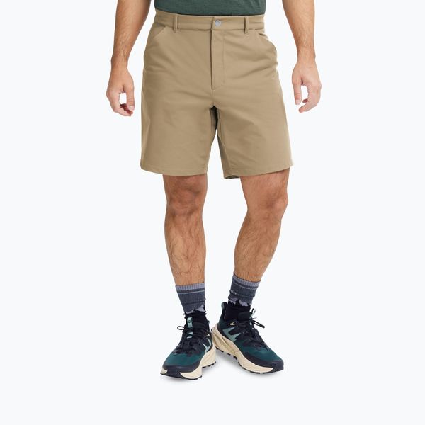 Spodenki trekkingowe męskie Jack Wolfskin Pico. Brązowe szorty męskie Jack Wolfskin, z materiału, bez kołnierzyka. Za 249.99 zł.