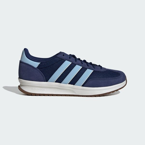 Buty Run 70s 2.0. Białe buty trekkingowe męskie Adidas, bez zapięcia, do biegania. W wyprzedaży za 209.30 zł.