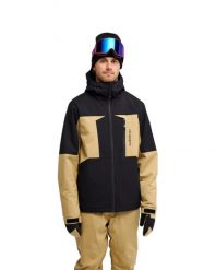 Kurtka śniegowa techniczna dla Mężczyzn DAWSON 10K Beżowy. Brązowe kurtki narciarskie i snowboardowe damskie Quiksilver, l, bez wzorów, z materiału, bez kaptura, narciarskie. Za 849.99 zł.