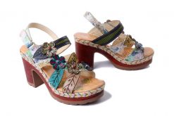 LAURA VITA 0006824 Jacao 07 beige, sandały damskie. Brązowe sandały damskie Laura Vita, bez wzorów, ze skóry, bez obcasa, na obcasie. Za 276.43 zł.