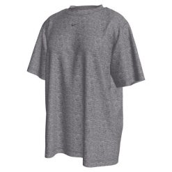 Koszulka Kobieta Nike Essential Lbr szary. Szare t-shirty damskie Nike, xs, bez wzorów, z bawełny, bez kołnierzyka. Za 177.40 zł.