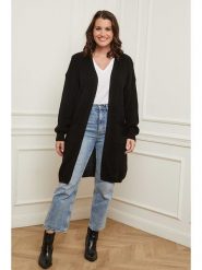 Curvy Lady Kardigan w kolorze czarnym rozmiar: 48/50. Czarne kardigany damskie Curvy Lady, bez wzorów. Za 134.85 zł.