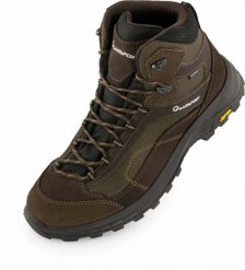 Buty męskie trekkingowe wodoodporne Garsport AVERAU MID WP. Brązowe buty trekkingowe męskie 318, z gumy, bez zapięcia, trekkingowe. Za 298.00 zł.