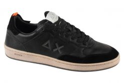 Buty sportowe Sneakersy męskie, Urban Basket. Czarne buty sportowe na co dzień męskie SUN68, z materiału, bez zapięcia, trekkingowe. Za 499.99 zł.