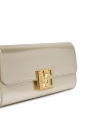 Armani Exchange Torebka XW000358 AF21362 U1046 Złoty. Żółte torebki wieczorowe Armani Exchange, bez wzorów, ze skóry, wizytowe, bez kołnierzyka, bez ramiączek. Za 469.99 zł.