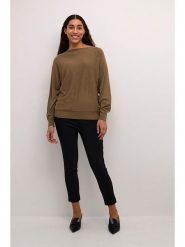 CULTURE Sweter w kolorze jasnobrązowym rozmiar: XXL. Brązowe swetry klasyczne damskie Culture, xxl, bez kołnierzyka. Za 104.99 zł.