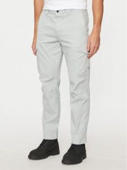 Boss Spodnie materiałowe Sista-Cargo-4 50523137 Szary Regular Fit. Szare spodnie materiałowe męskie Boss, bez wzorów, z bawełny. Za 439.99 zł.