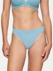 Triumph Stringi Pretty 10222212 Błękitny. Niebieskie stringi damskie Triumph, s, bez wzorów, z syntetyku. Za 39.99 zł.