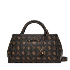 Torebka Guess. Brązowe torebki klasyczne damskie Guess, z aplikacjami, bez dodatków. Za 639.99 zł.