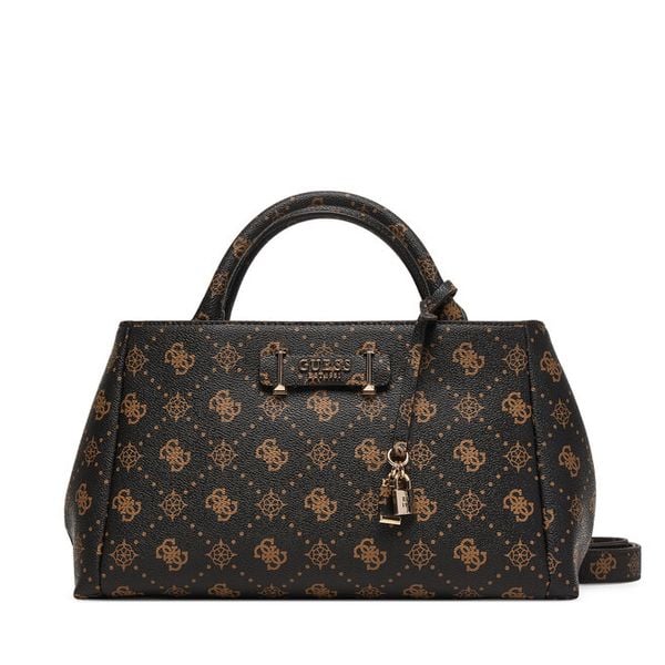 Torebka Guess. Brązowe torebki klasyczne damskie Guess, z aplikacjami, bez dodatków. Za 579.99 zł.