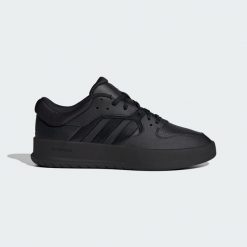 Buty Court 24. Czarne buty sportowe na co dzień męskie Adidas, bez zapięcia. Za 399.00 zł.