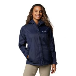 Kurtka przeciwdeszczowa damska Columbia Arcadia II Jacket z kapturem. Niebieskie kurtki przeciwdeszczowe damskie Columbia, xs, z kapturem. W wyprzedaży za 279.00 zł.