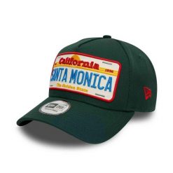 Czapka z daszkiem New Era License Plate Eframe. Zielone czapki męskie New Era, na zimę, bez wzorów. Za 139.99 zł.