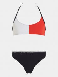 Tommy Hilfiger Strój kąpielowy UG0UG00718 Biały. Białe stroje kąpielowe dziewczęce Tommy Hilfiger, bez wzorów, z syntetyku. Za 129.99 zł.