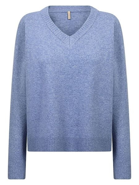 Soyaconcept Sweter "Orlean" w kolorze błękitnym rozmiar: M. Niebieskie swetry klasyczne damskie Soyaconcept, m, bez kołnierzyka. Za 184.95 zł.