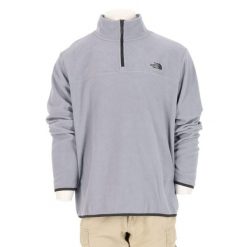 Second life - Męski polarowy sweter TNF Grey - Jak nowy. Szare swetry męskie The North Face, m, bez wzorów, z polaru, bez kołnierzyka. Za 127.76 zł.