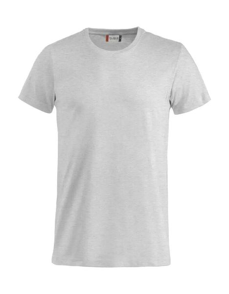 Clique Basic-T Junior Koszulka junior z bawełny, ściągacz przy szyi – ash. Szare t-shirty damskie CLIQUE, bez wzorów, z bawełny, bez kołnierzyka. Za 84.64 zł.