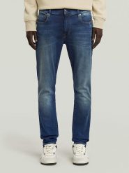 G-Star Dżinsy "Lancet" - Skinny fit - w kolorze granatowym rozmiar: W30/L34. Niebieskie jeansy męskie G-Star. Za 175.67 zł.