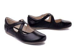 JOSEF SEIBEL 87272 971 100 Fiona 72 schwarz, półbuty damskie. Czarne półbuty damskie Josef Seibel, bez wzorów, ze skóry, bez obcasa. Za 287.92 zł.