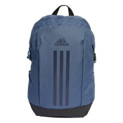 Plecak Power. Niebieskie plecaki damskie Adidas, bez wzorów, z materiału. Za 139.00 zł.