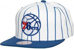 Mitchell & Ness NBA Retro Brooklyn NY Czapka. Białe czapki męskie Mitchell & Ness, bez wzorów, z bawełny. Za 170.99 zł.