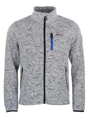 Peak Mountain Kurtka polarowa "Cemo" w kolorze szarym rozmiar: 3XL. Szare kurtki męskie Peak Mountain, xl, bez wzorów, z polaru, bez kaptura. Za 173.99 zł.