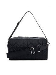 Calvin Klein Torebka LV04F3649G Czarny. Czarne torebki klasyczne damskie CALVIN KLEIN, bez wzorów, z materiału, bez dodatków. Za 489.99 zł.